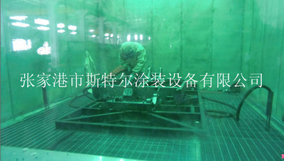 气力回收蜂窝地板式自动回收喷砂房-无锡喷砂房-常州喷砂房-中国喷砂房-江苏喷砂房
