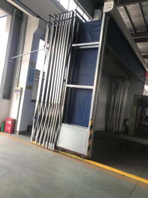伸缩式喷漆房实例